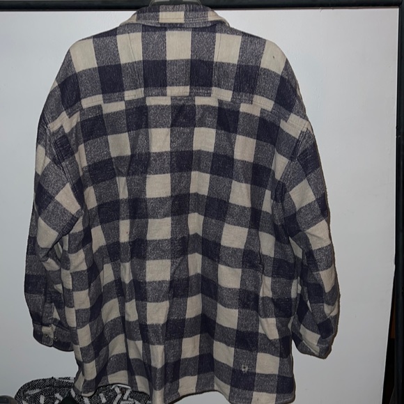 Mens blue and white flannel - Picture 2 of 2
